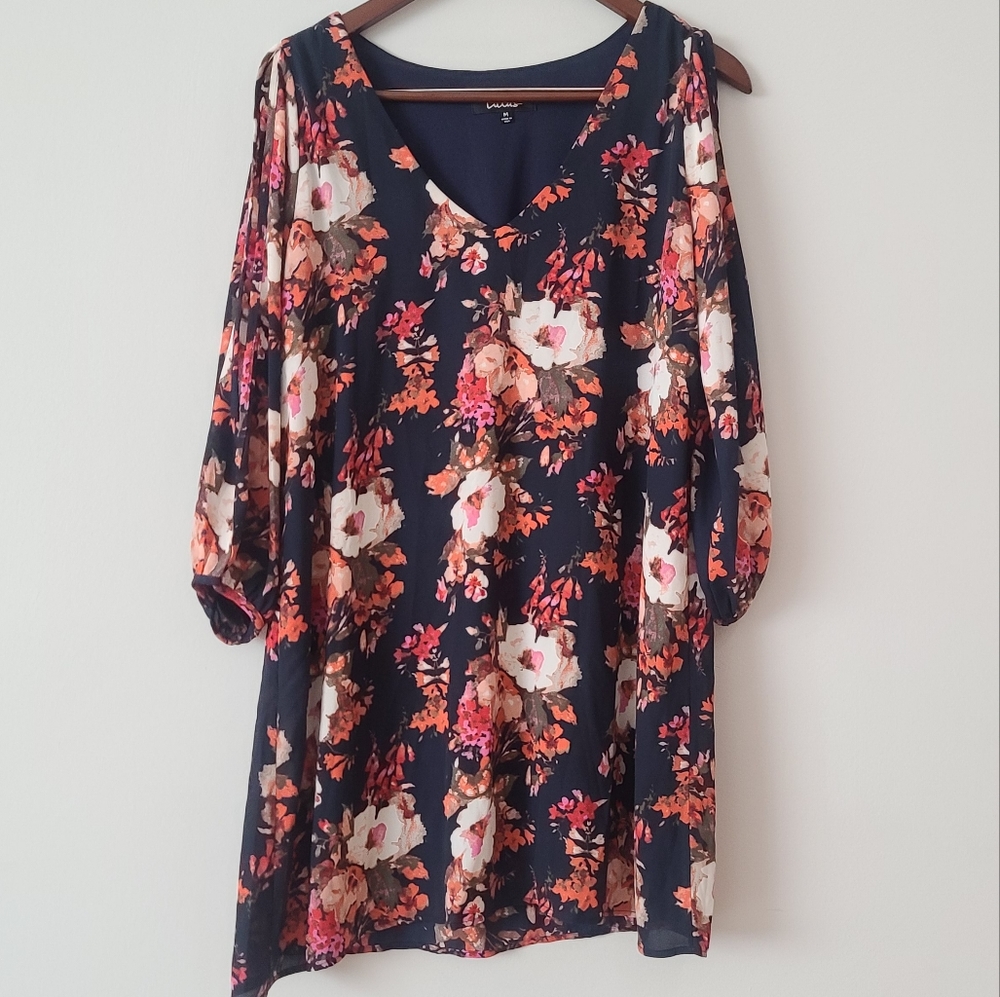 Lulus floral shift dress